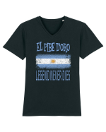 El Pibe D'Oro Legend Never Dies Tricou mânecă scurtă guler V Bărbat Presenter