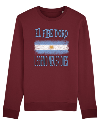 El Pibe D'Oro Legend Never Dies Burgundy
