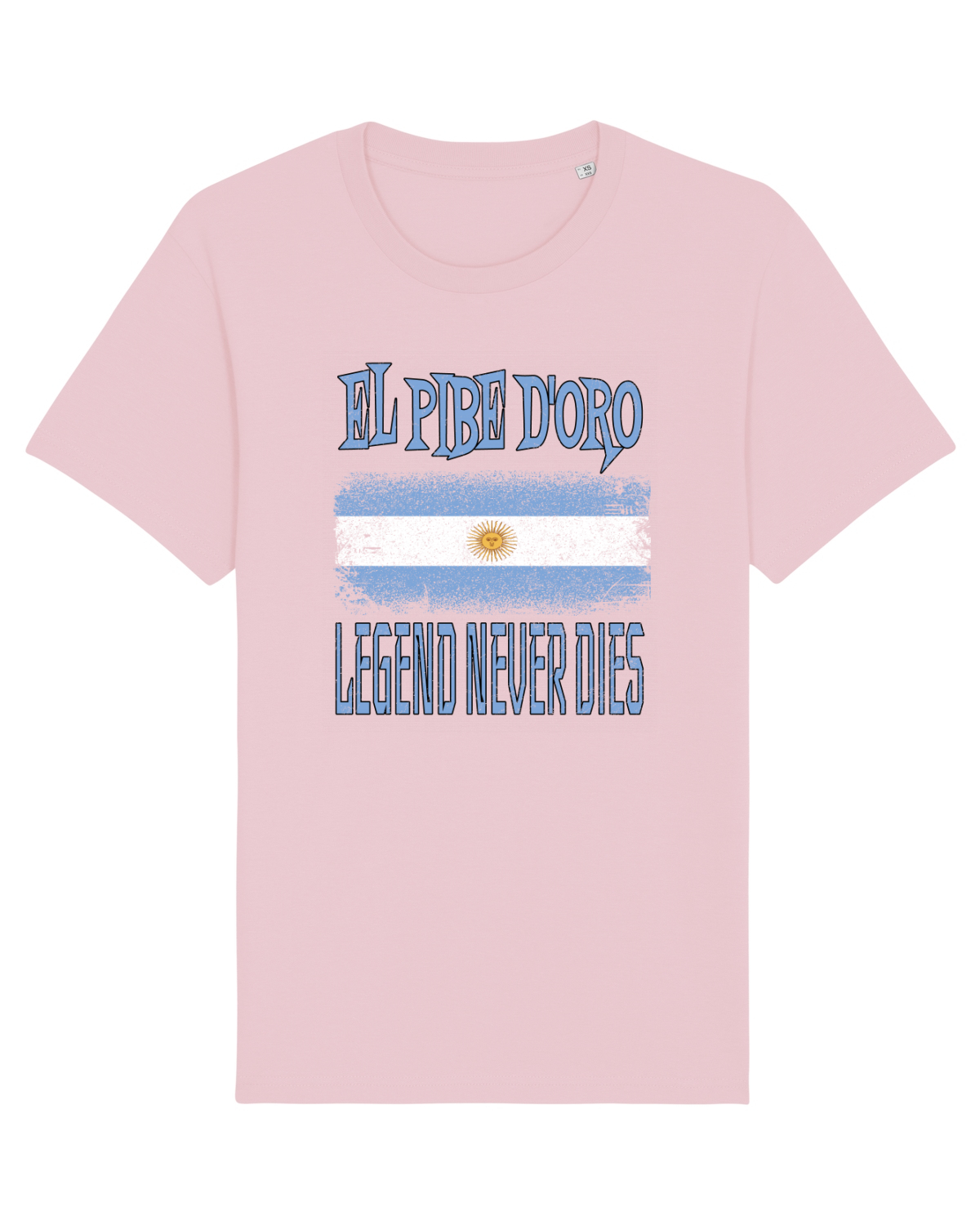 Tricou mânecă scurtă Unisex Rocker Cotton Pink