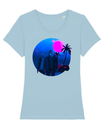 Cyber City Sky Blue