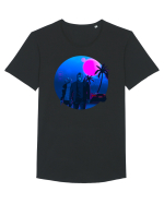 Cyber City Tricou mânecă scurtă guler larg Bărbat Skater