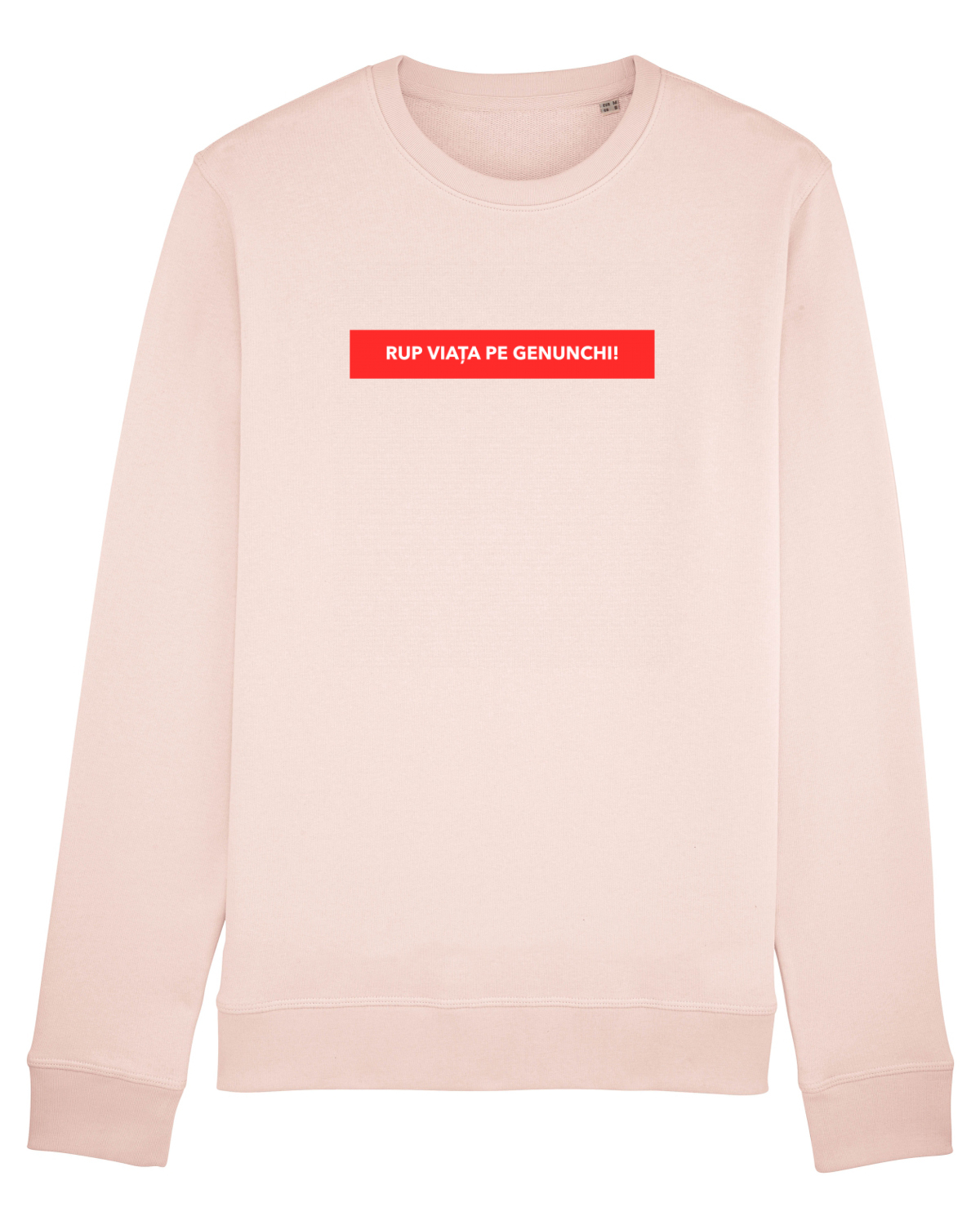 Bluză mânecă lungă Unisex Rise Candy Pink