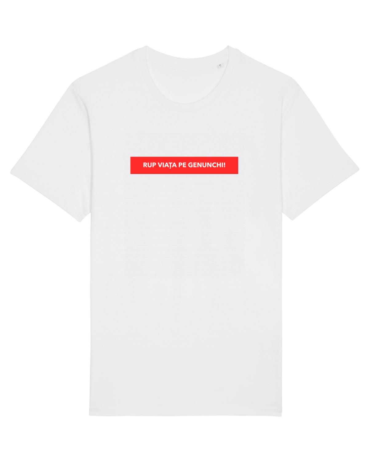 Tricou mânecă scurtă Unisex Rocker White
