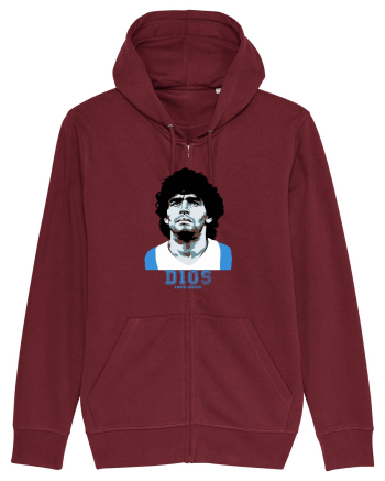 Maradona D10S.  Burgundy