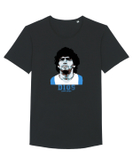 Maradona D10S.  Tricou mânecă scurtă guler larg Bărbat Skater