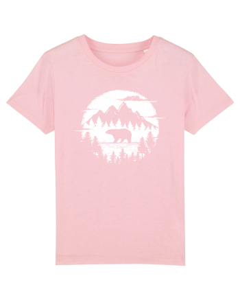 Ursul Brun în Pădure Cotton Pink