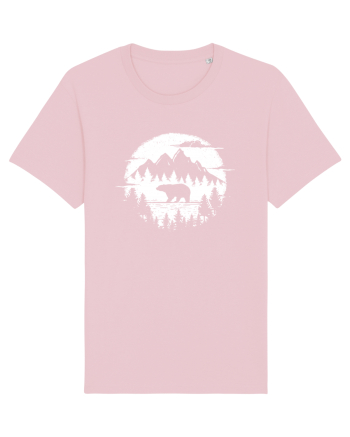 Ursul Brun în Pădure Cotton Pink