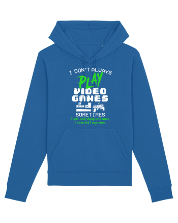 Play Video Games Royal Blue