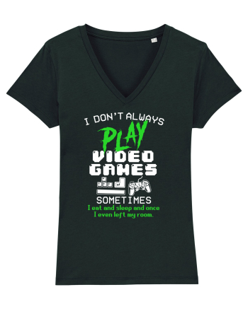 Play Video Games Black