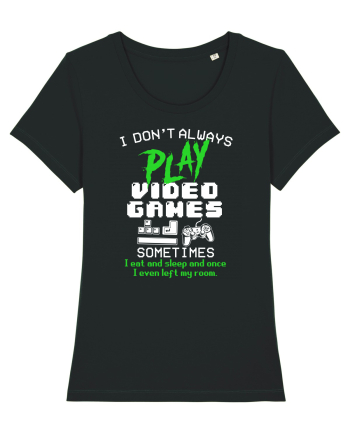 Play Video Games Black