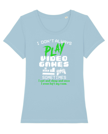 Play Video Games Sky Blue