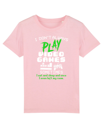Play Video Games Cotton Pink