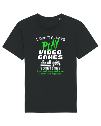 Play Video Games Black