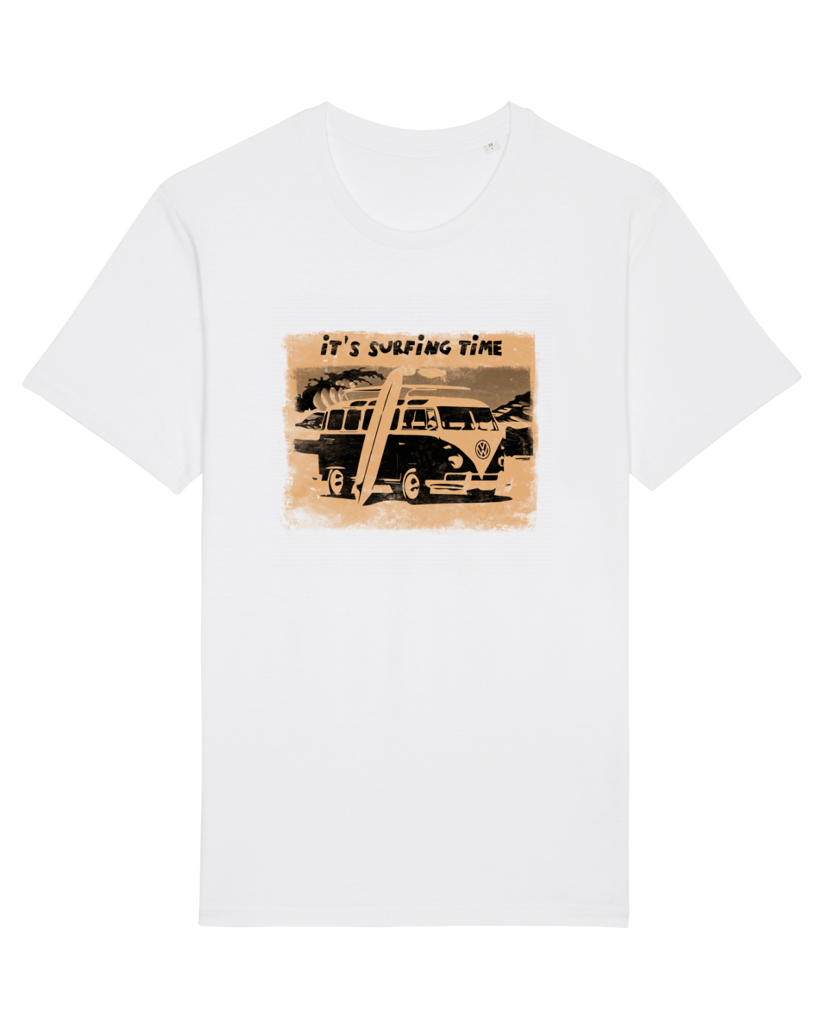 Tricou mânecă scurtă Unisex Rocker White