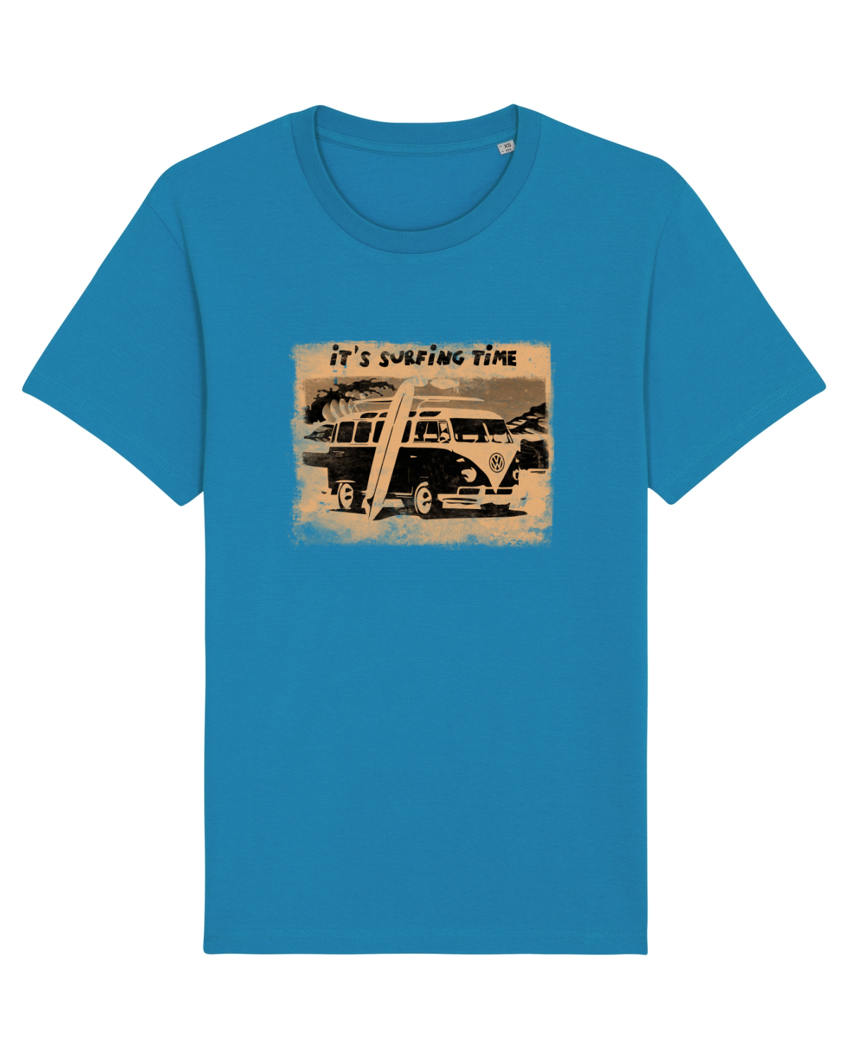 Tricou mânecă scurtă Unisex Rocker Azur