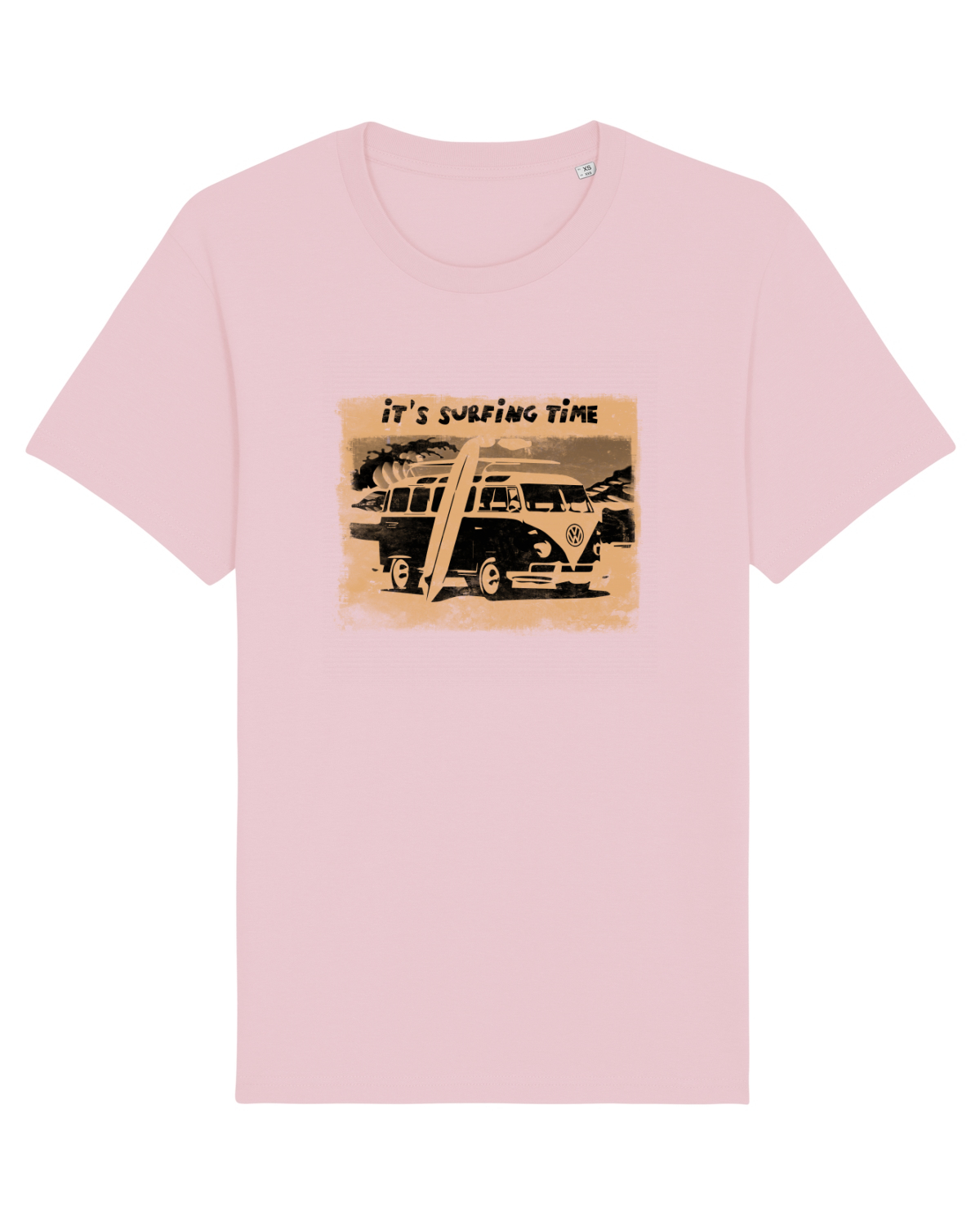 Tricou mânecă scurtă Unisex Rocker Cotton Pink