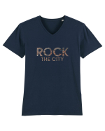 Rock the City ! Tricou mânecă scurtă guler V Bărbat Presenter