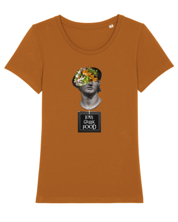 I Love Greek Food Roasted Orange