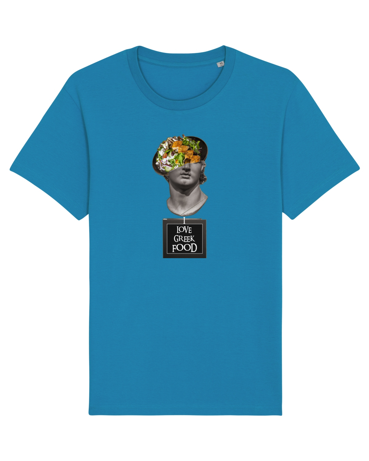 Tricou mânecă scurtă Unisex Rocker Azur
