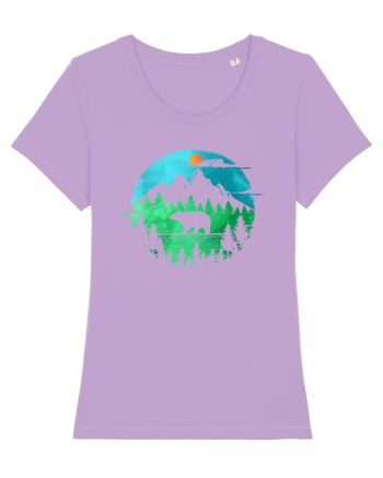 Ursul Brun în Pădure Lavender Dawn