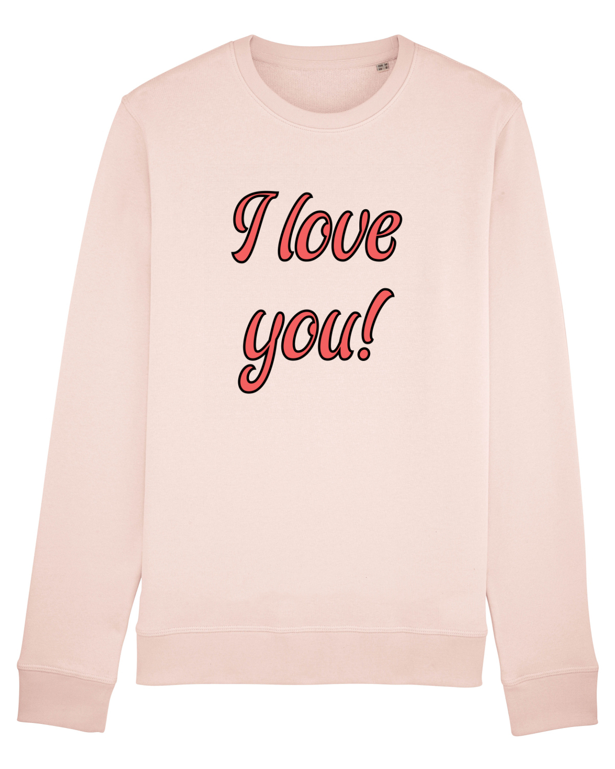 Bluză mânecă lungă Unisex Rise Candy Pink