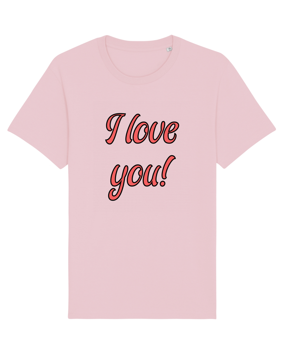 Tricou mânecă scurtă Unisex Rocker Cotton Pink