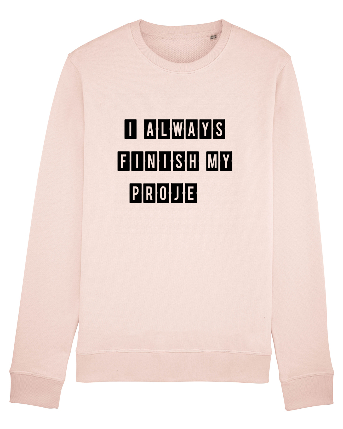 Bluză mânecă lungă Unisex Rise Candy Pink