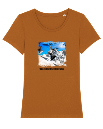 IT`S SNOWBOARDING TIME Roasted Orange