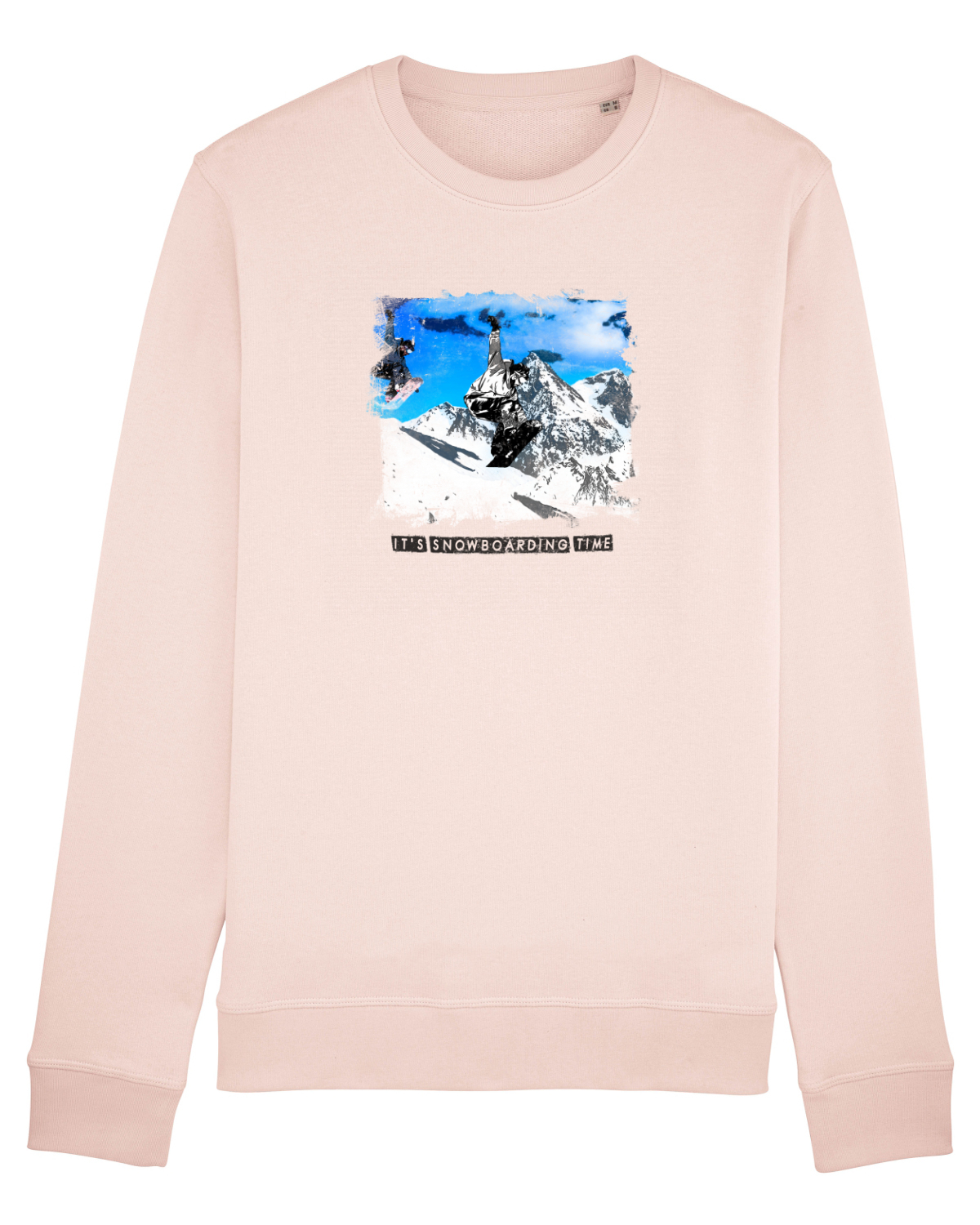 Bluză mânecă lungă Unisex Rise Candy Pink