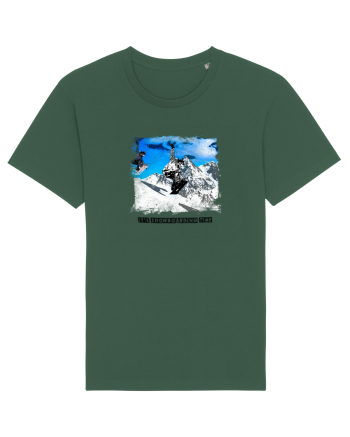 IT`S SNOWBOARDING TIME Bottle Green