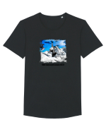 IT`S SNOWBOARDING TIME Tricou mânecă scurtă guler larg Bărbat Skater