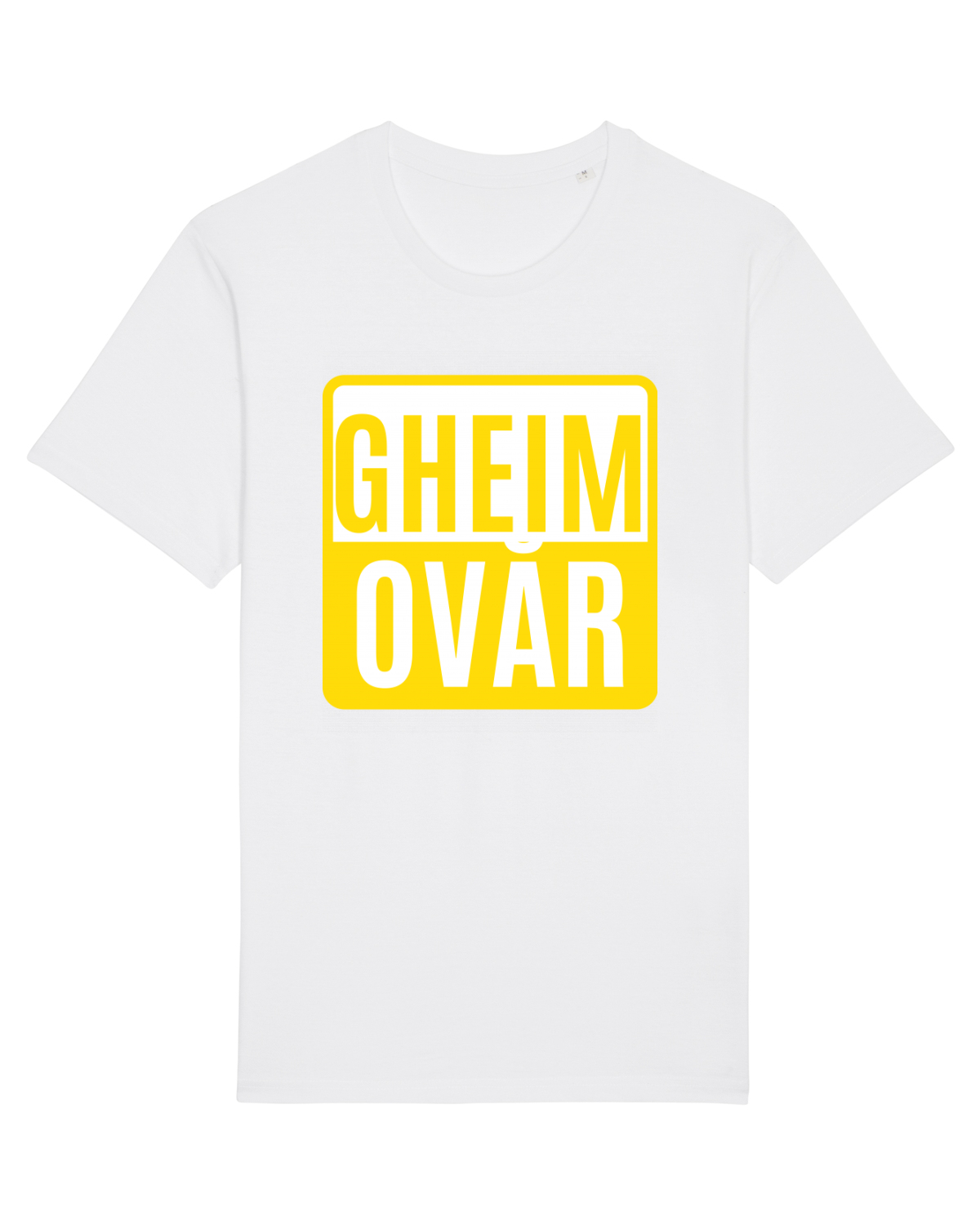 Tricou mânecă scurtă Unisex Rocker White