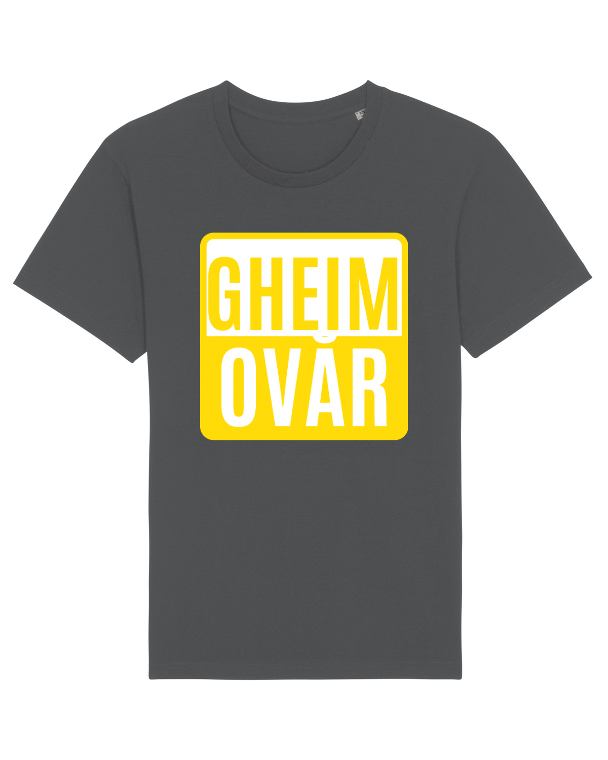 Tricou mânecă scurtă Unisex Rocker Anthracite