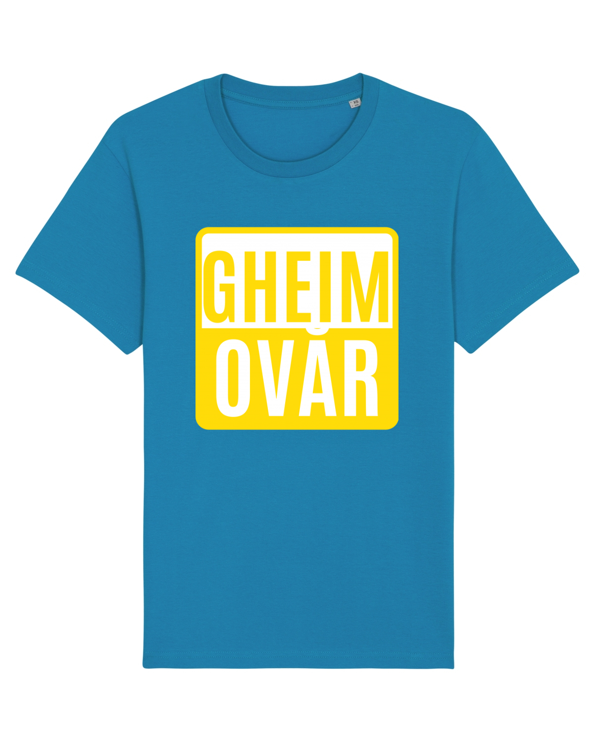 Tricou mânecă scurtă Unisex Rocker Azur