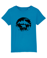 Ursul Brun în Pădure Tricou mânecă scurtă  Copii Mini Creator