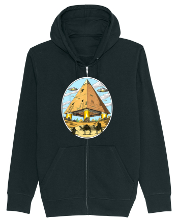 Alien Egyptian Pyramids Black