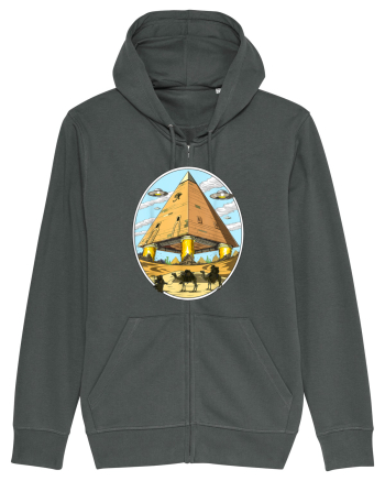 Alien Egyptian Pyramids Anthracite