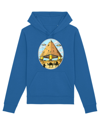 Alien Egyptian Pyramids Royal Blue