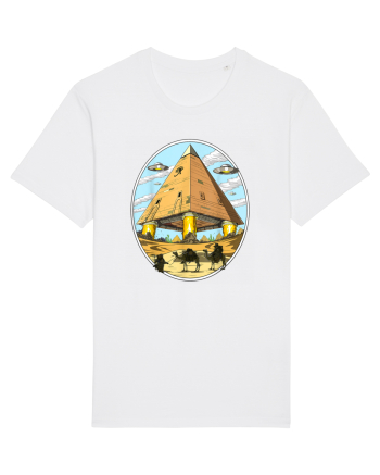 Alien Egyptian Pyramids White