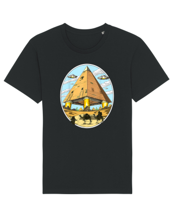 Alien Egyptian Pyramids Black