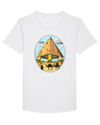 Alien Egyptian Pyramids White
