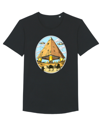 Alien Egyptian Pyramids Black