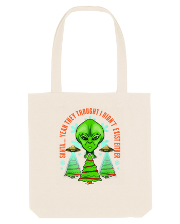 Alien Funny Christmas Tree  Natural