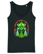 Alien Funny Christmas Tree  Maiou Damă Dreamer