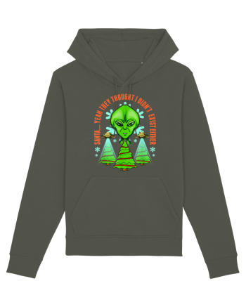Alien Funny Christmas Tree  Khaki