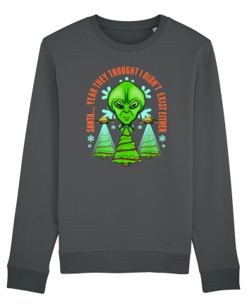 Alien Funny Christmas Tree  Anthracite