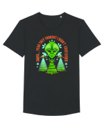 Alien Funny Christmas Tree  Tricou mânecă scurtă guler larg Bărbat Skater