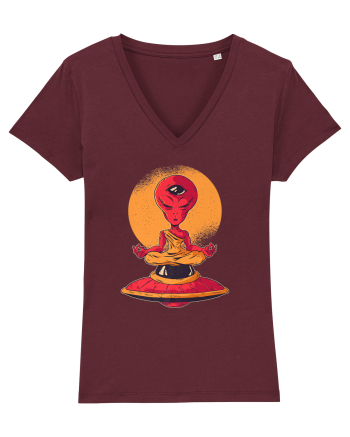Alien Meditation Burgundy