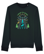 Alien UFO I Want To Leave Bluză mânecă lungă Unisex Rise
