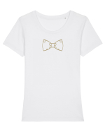 Elegance... Tricou mânecă scurtă guler larg fitted Damă Expresser